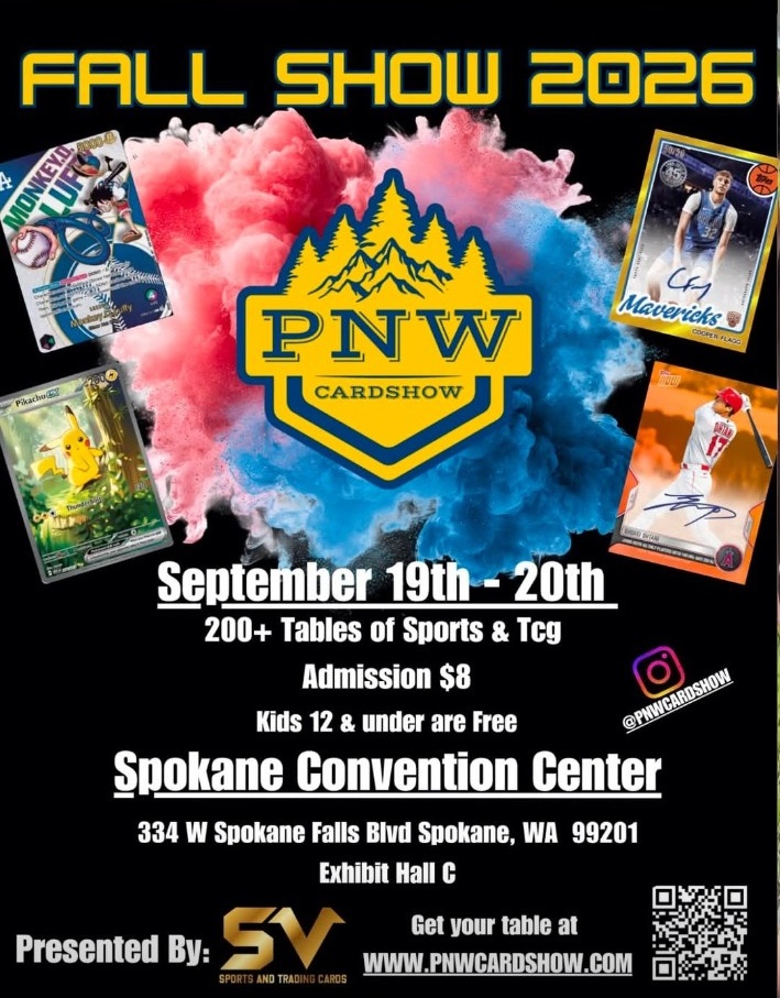PNW Card Show flyer